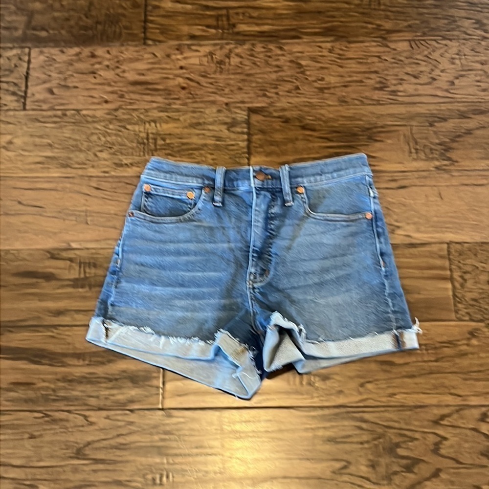 Madewell High Rise Denim Shorts Size 27